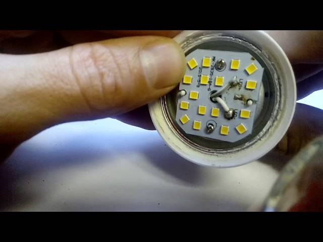 Как отремонтировать led-лампочку самостоятельно — пошаговая инструкция