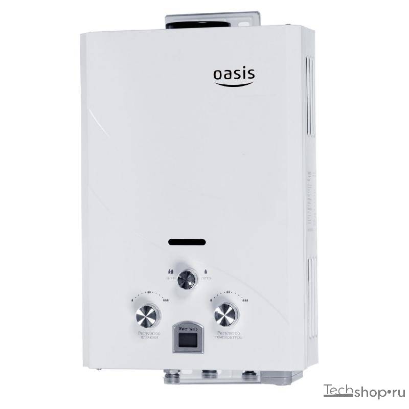 Характеристика газовых колонок оазис: разновидности водонагревателей и отзывы покупателей на oasis