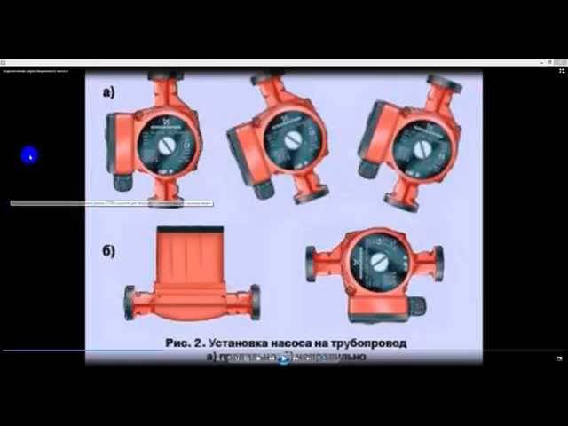 Правильная установка циркуляционного насоса в систему отопления