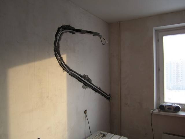 Установка кондиционера без штробления стен в квартире фото