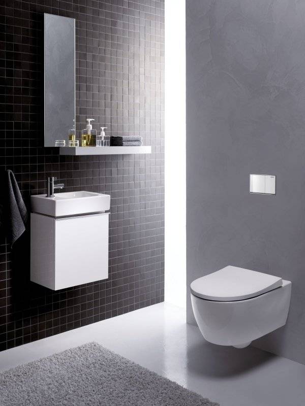 Дизайн туалета: варианты отделки и выбор материала