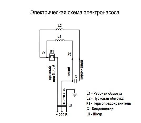 Электрическая схема циркуляционного насоса для отопления - всё об отоплении и кондиционировании