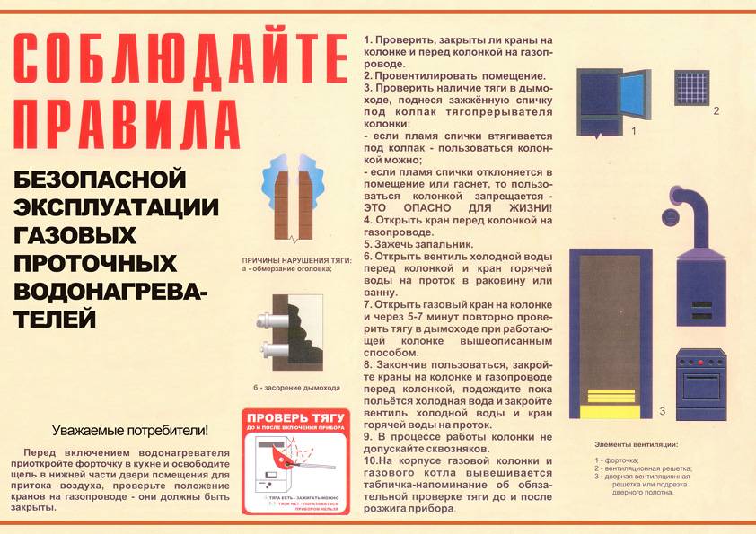 Как включить газовую колонку: вручную, с пьезорозжигом, автоматически