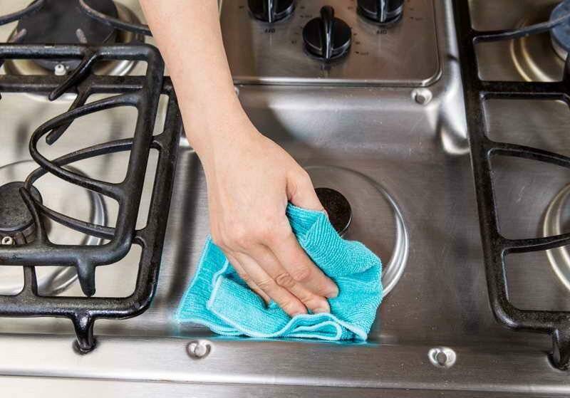 Как очистить газовую плиту от жира и нагара в домашних условиях