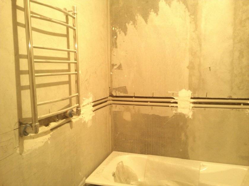Перенос полотенцесушителя на другую стену в ванной: монтажный инструктаж