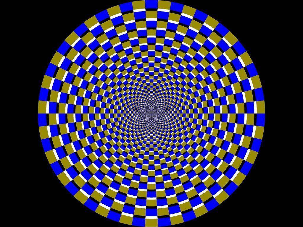 Тест: посмотрите в центр картинки. какой цвет вы видите?