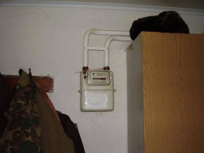 Как спрятать газовый счетчик на кухне 12 кв.м (5 фото)