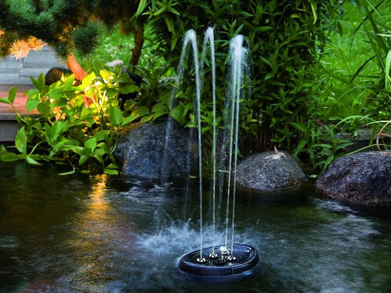Установка насоса для фонтана или водопада: виды и описание