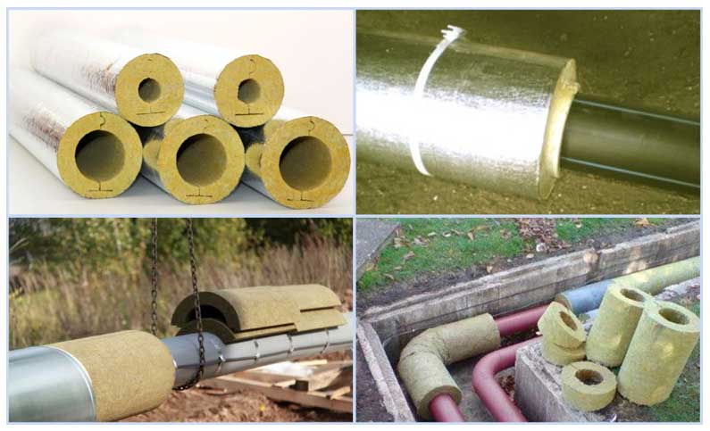 Утеплитель для труб - описание теплоизоляционных материалов для отопления, водопровода и канализации