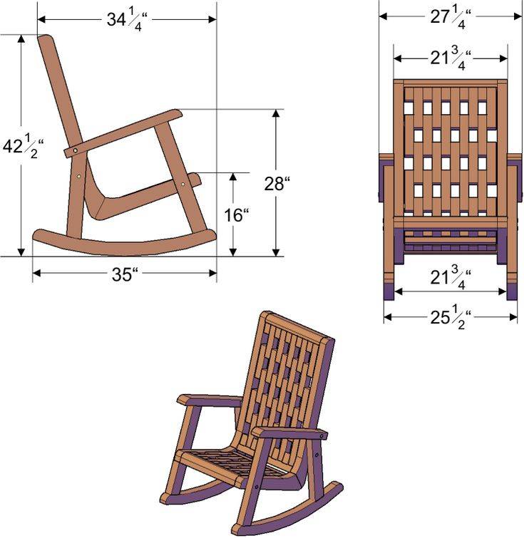Кресло-качалка своими руками: изготавливаем по инструкции самостоятельно