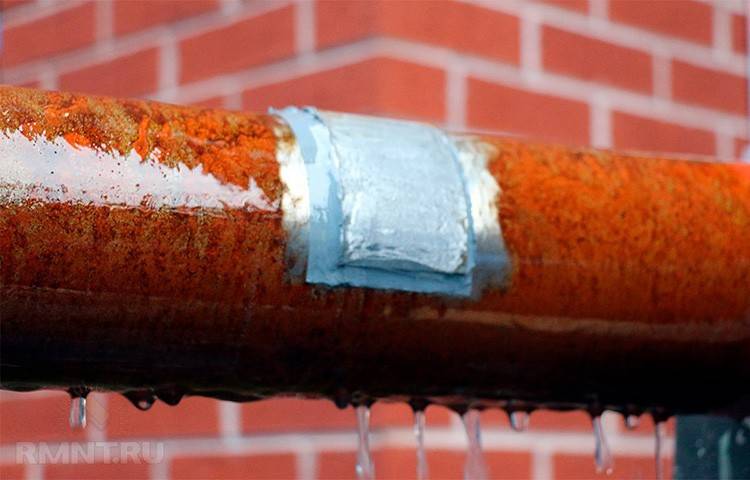 Ремонт чугунных труб своими руками