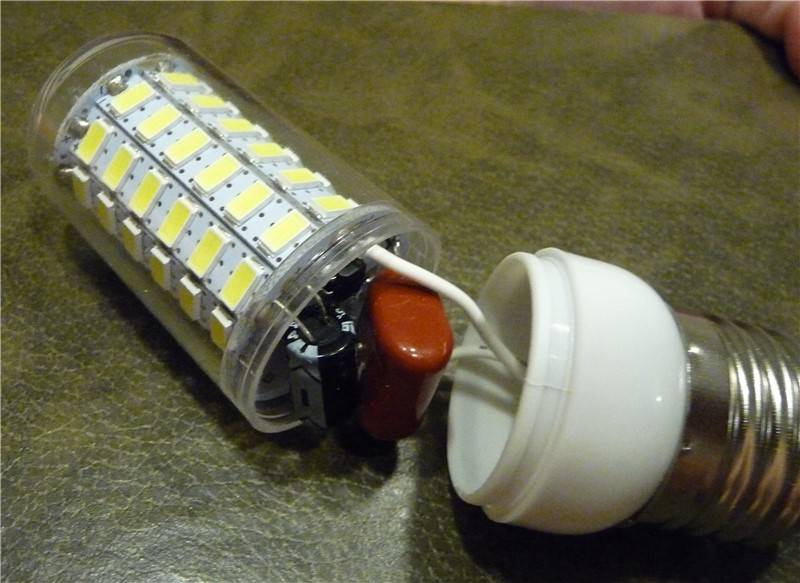 Ремонт светодиодной лампы на 220в своими руками: устройство и порядок замены