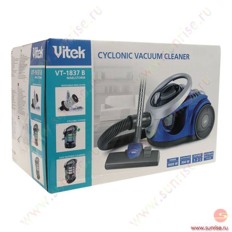 Обзор пылесоса Vitek VT 1833: аквафильтрация по супер цене